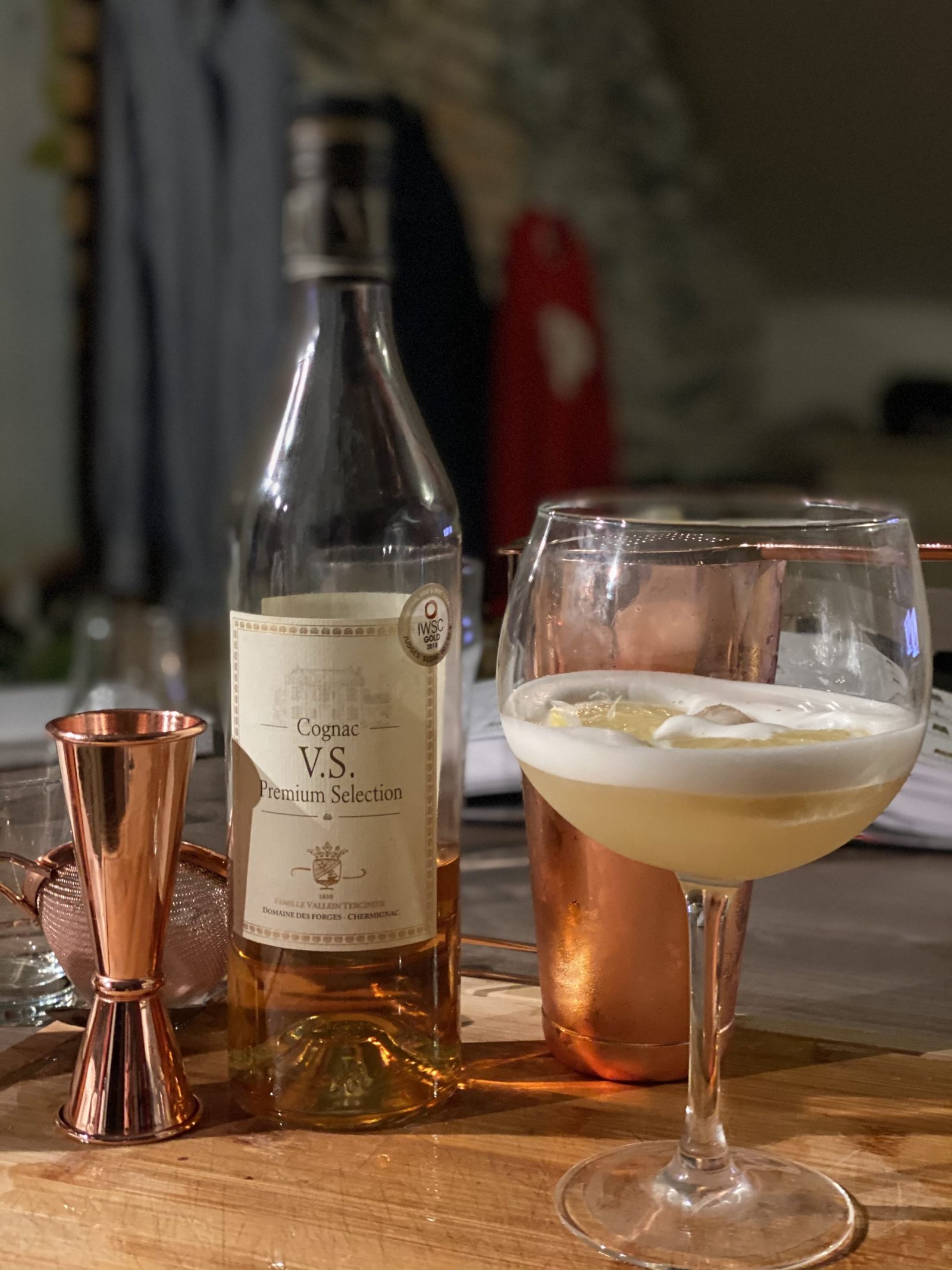 Cocktail Mandy Sour Vallein Tercinier VS