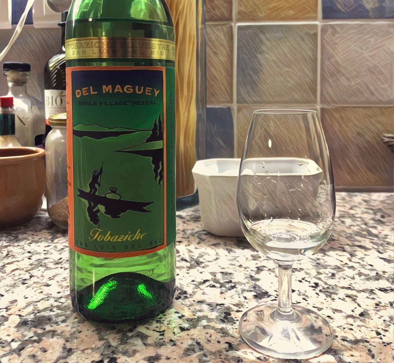 Del Maguy Tobaziche LMDW 47% mezcal tasting notes 3