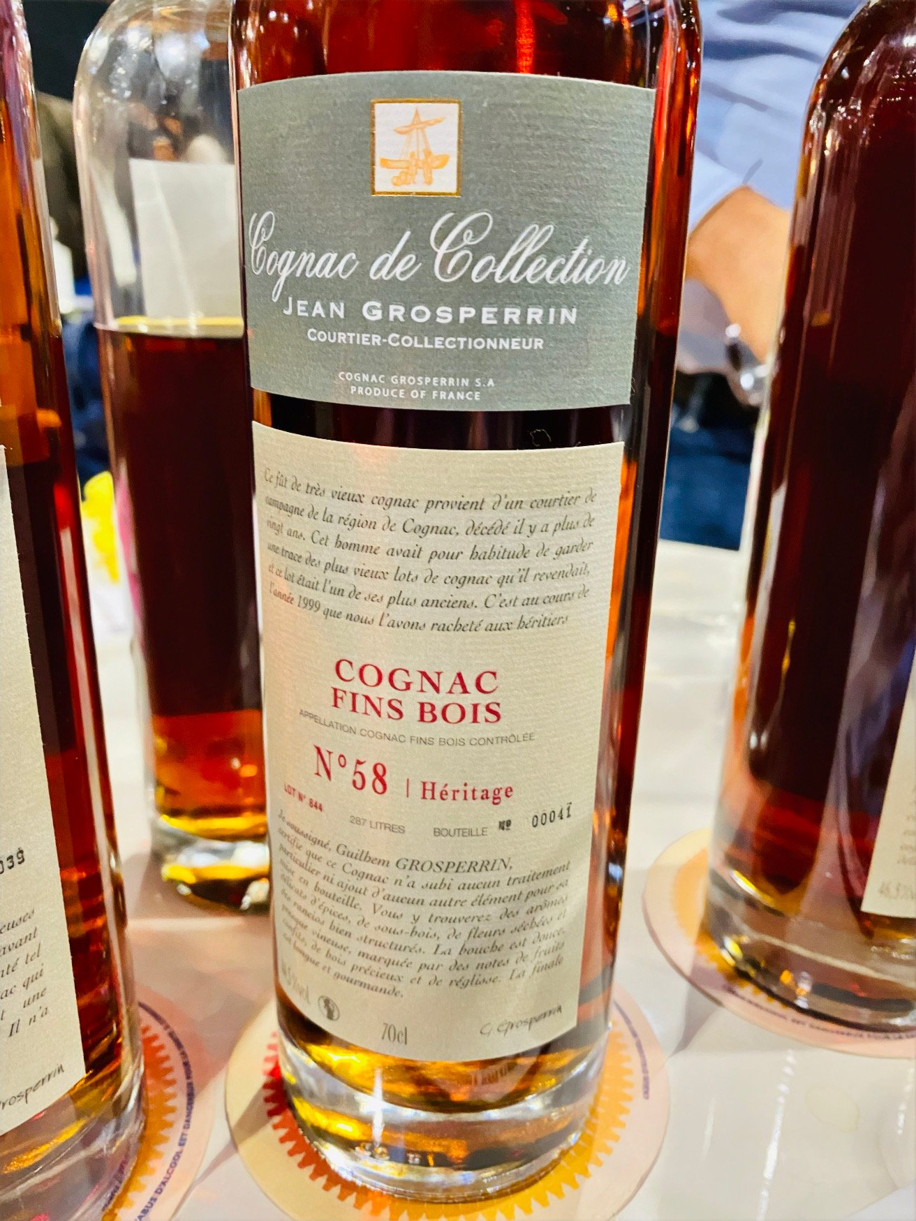 Grosperrin Fins Bois 1958 cognac tasting notes hors d'age